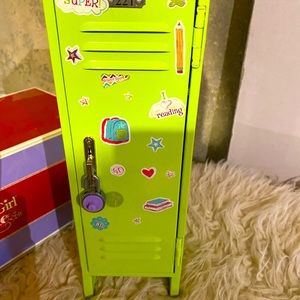 American girl locker set